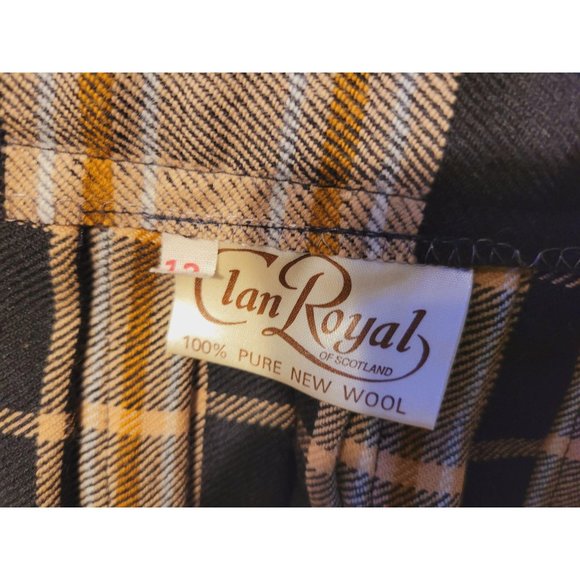 Vintage Clan Royal of Scotland Plaid Skirt - Picture 3 of 3